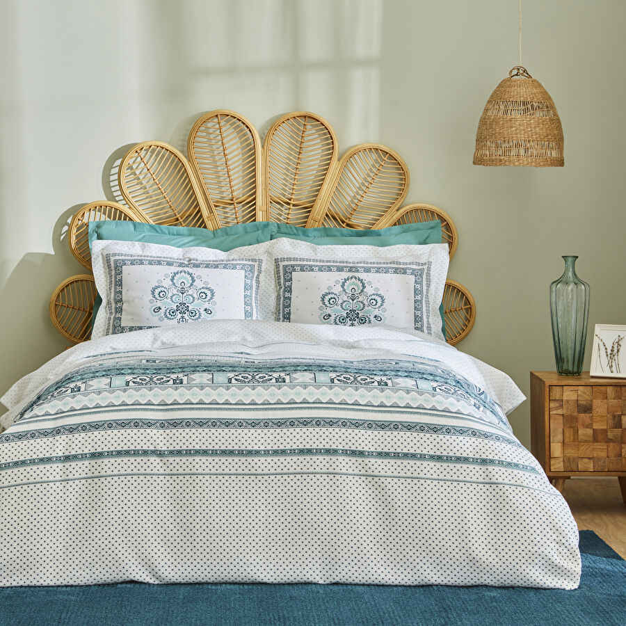 EFREN GREEN 100% COTTON DOUBLE KS RNF PIKE TK