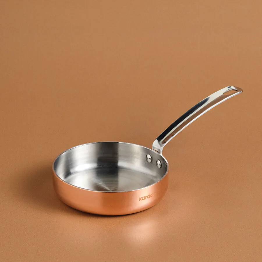 KARACA 3PLY POWER STEEL 316+ COPPER 12 CM PAN