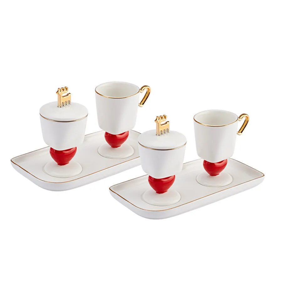 KARACA 50TH ANNIVERSARY SIGNATURE COLLECTION HEART FOR 2 PEOPLE 60 ML COFFEE S