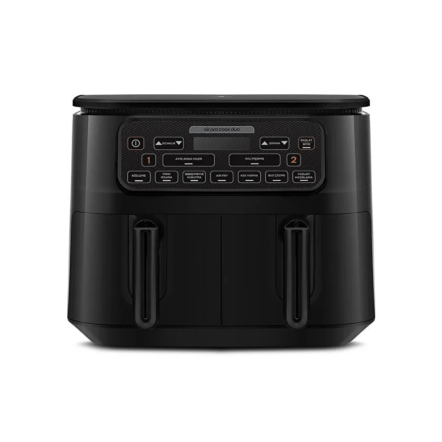 KARACA AIR PRO COOK DUO KÖZ XXXL 8 L AIRFRYER BLACK