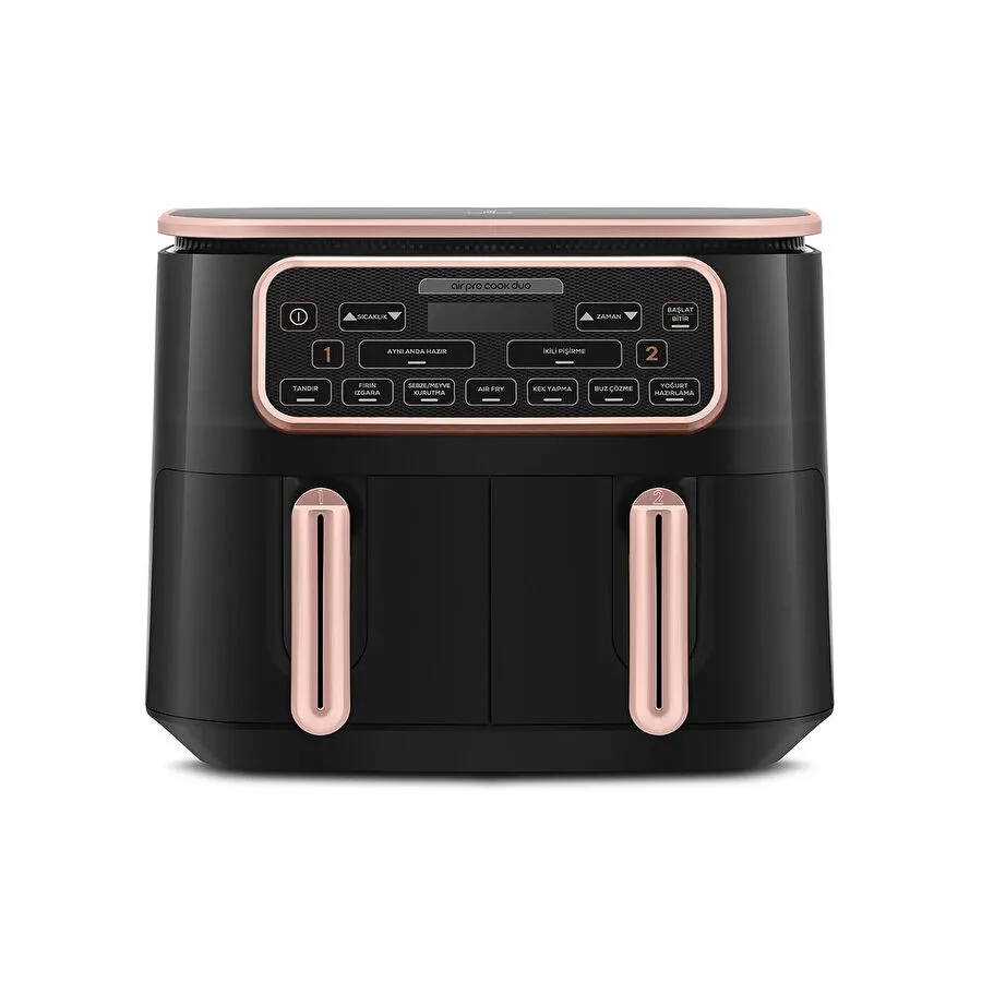 Karaca Air Pro Cook Duo Tandır XXXL Airfryer Rosegold 8L