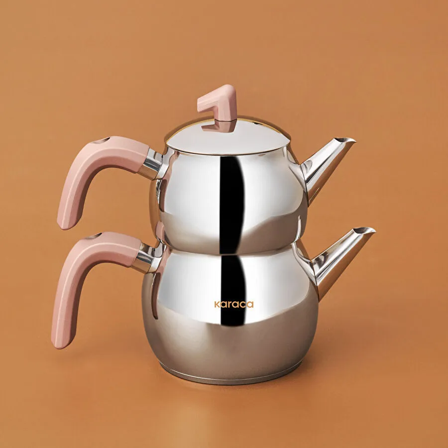 KARACA BELINAY MEDIUM SIZE TEA POT SET ROSE
