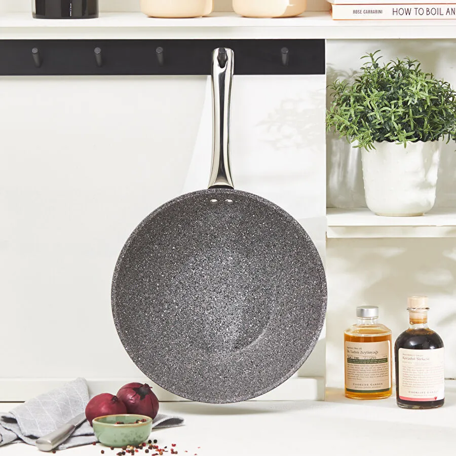 KARACA BIOGRANIT LEONA 28 CM WOK PAN