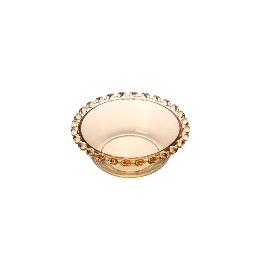 KARACA GLORY AMBER GLASS COOKIE BAKERY 9CM