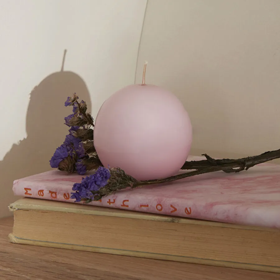 Karaca Home Ball Mum Pembe 6 cm