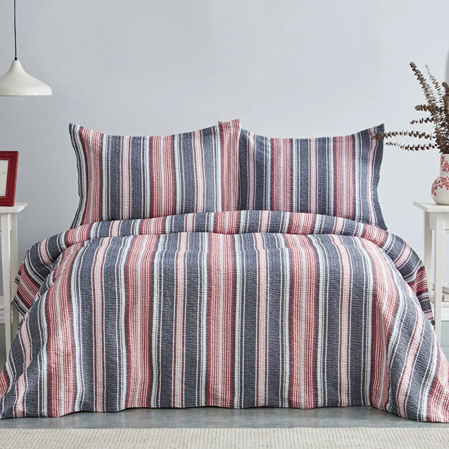 KARACA HOME DENIM, ÇİFT KİŞİLİK, KIRMIZI