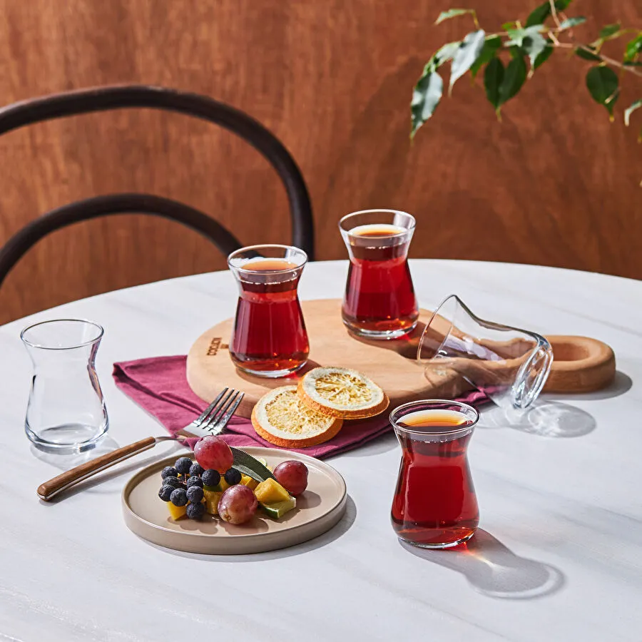 Karaca İrem 6'lı Çay Bardağı Seti 132 ml