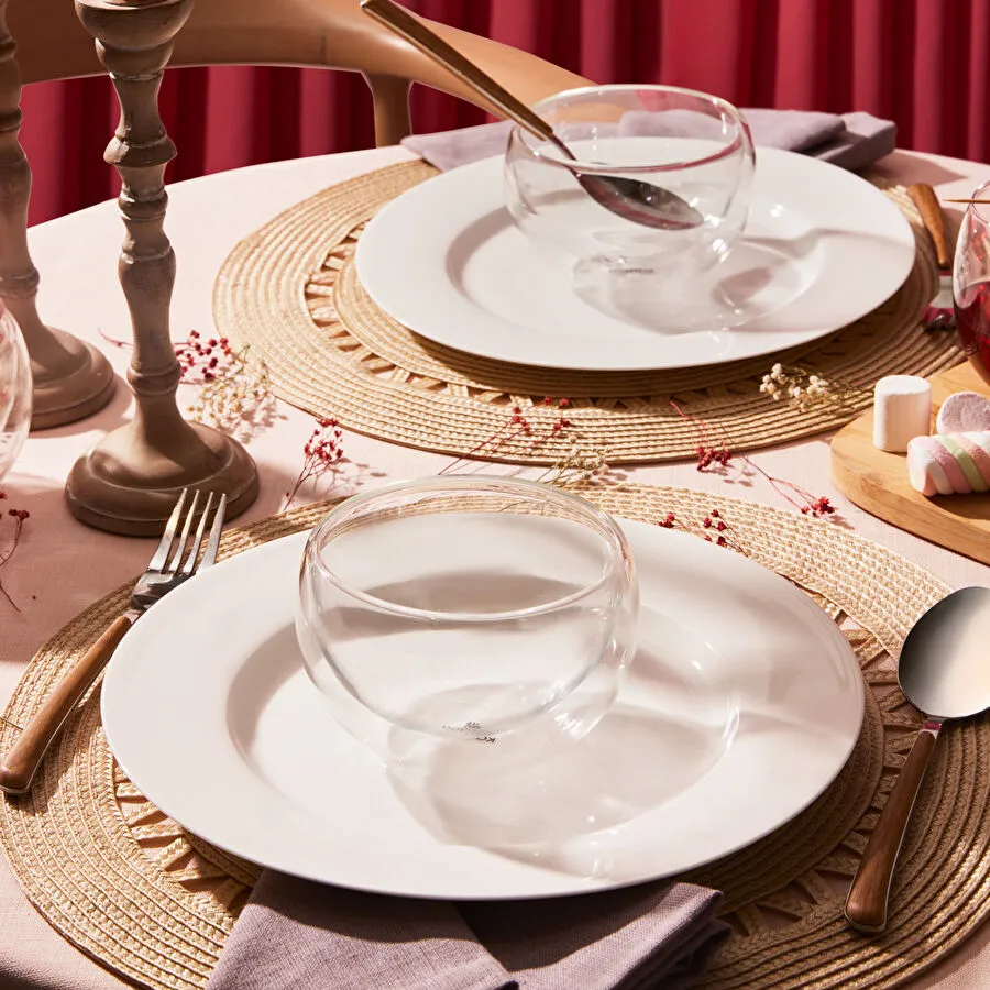 طقم كاراكا ليانا من الزجاج، 12 قطعة، لـ 6 أشخاص