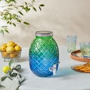 KARACA MELONTO MUSLUKLU CAM SEBİL, MAVİ