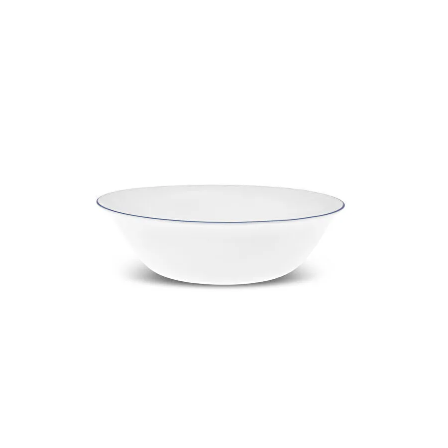 KARACA MILANO OPAL BLUE RIM BOWL 16CM