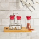KARACA NORI RED 5 PIECE SPICE SET