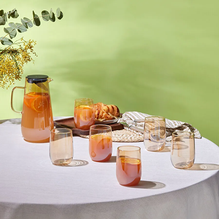 KARACA PARMA AMBER 7 PIECE WATER SET