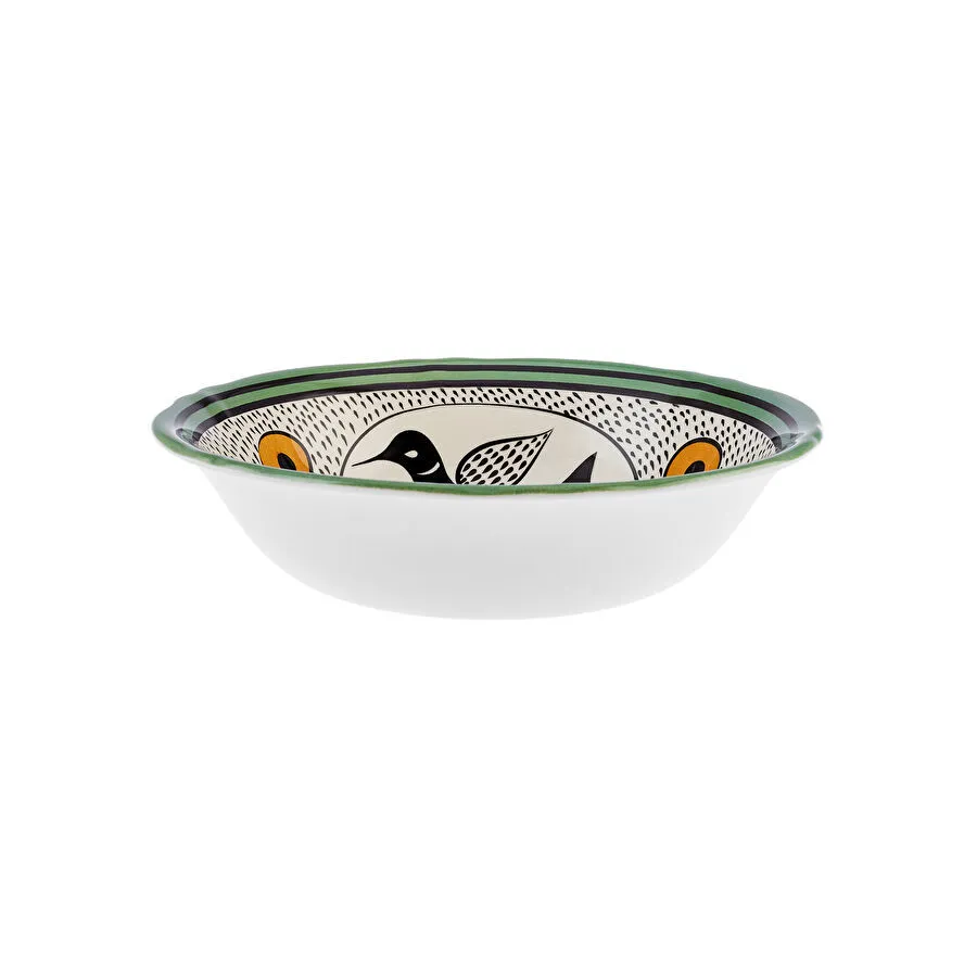 KARACA PAYE SELÇUKLU SERIES BOL BOWL WITH BIRD V2 24 CM