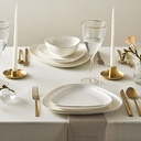KARACA STREAMLINE TRIANGLE 24 PIECES DINNER SET FOR 6 PEOPLE