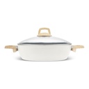 KARACA SWISS CRYSTAL 26 CM CAULY POT CREAMY