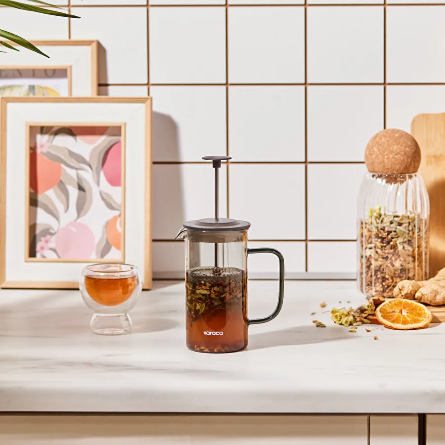 KARACA VALENTINA FRENCH PRESS GRAY 350 ML