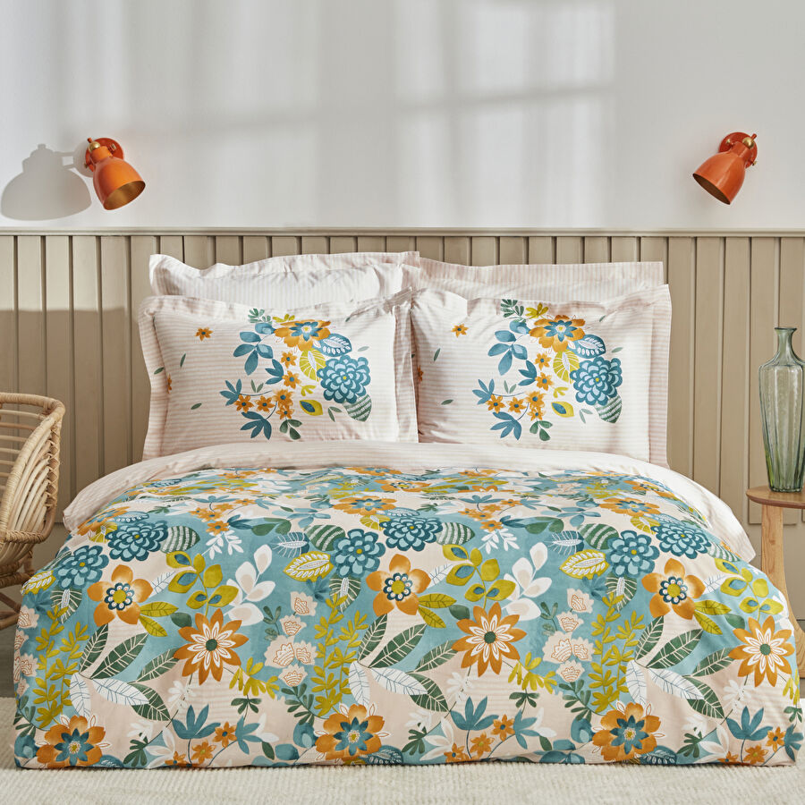 KH BOTANICAL GREEN CIT MEN'S DUVET COVER SET (PP)