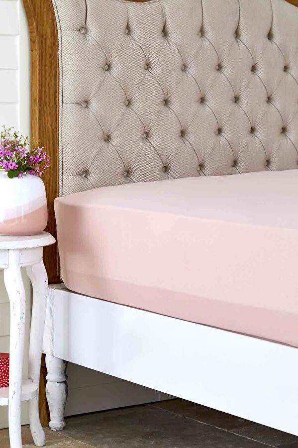 Karaca Home Somon Penye Fitted/ Lastikli Çift Kişilik Çarşaf