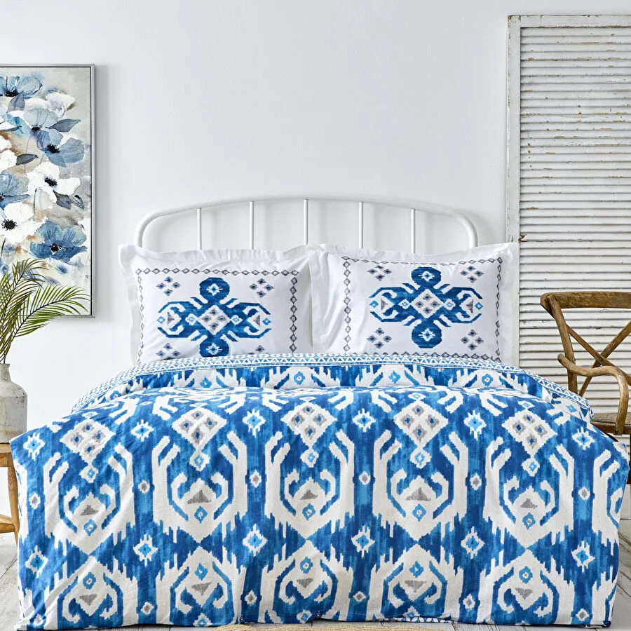 KH NEOS BLUE RNF DOUBLE KS DUVET COVER SET (PP)