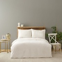 LORI BEIGE BELTED 100% PMK SATIN DOUBLE KS DUVET COVER TKM