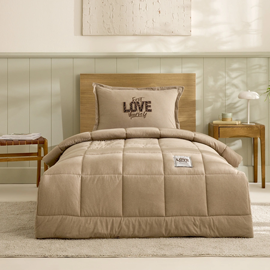 MOTTO BEJ TEK KS COTTON COMFORT, BEJ