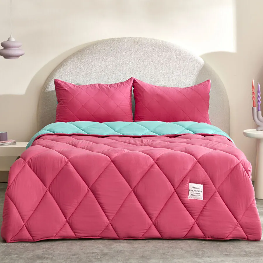 Karaca Home Smart Comfort Raspberry مجموعة نوم مزدوجة