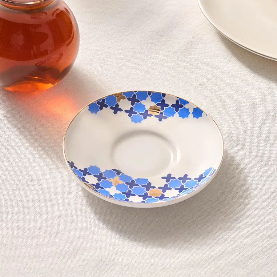 Karaca X Refika Tatlıcan Selçuklu Porselen Çay Tabağı