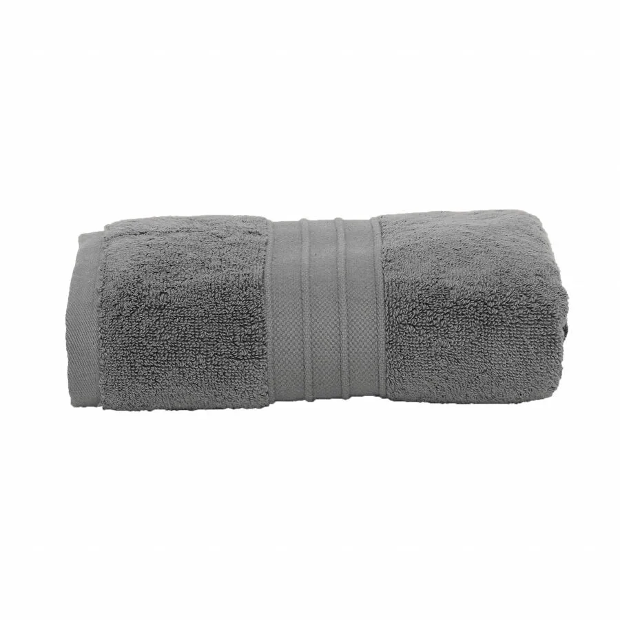 منشفة وجه Karaca Home Aquasoft قطن 100%، 80x150 سم، أنثراسيت