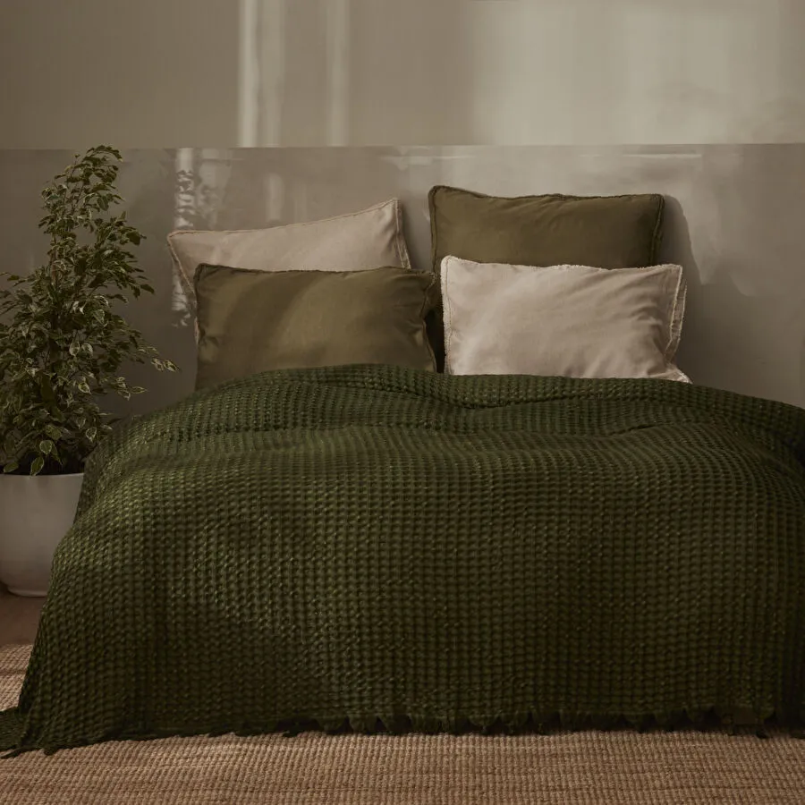 [200.22.01.0086] CASEY YESIL CIFT KS WAFFLE PIKE