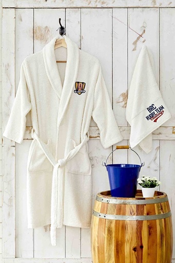 [200.16.01.0122] CHALLENGE BLUE YOUNG BATHROBE SET