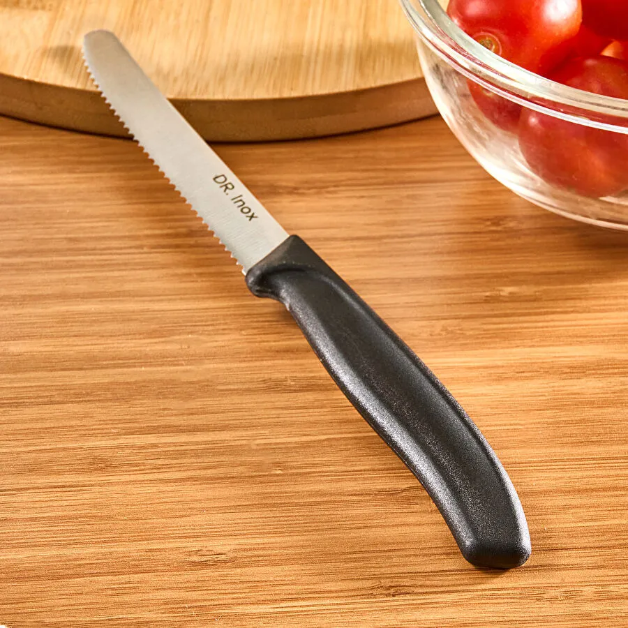 [1000234707001] Dr. Inox Domates Bıçağı Siyah 22 cm