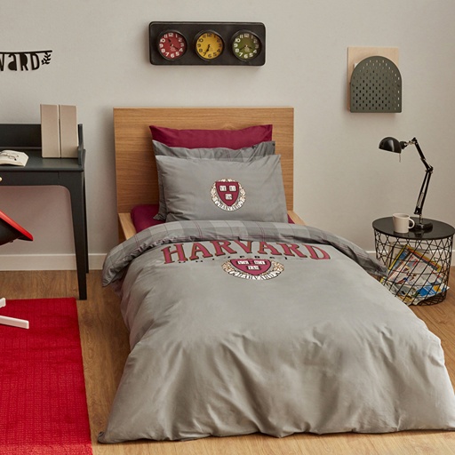 [1000095272001] Karaca Home Harvard Veritas %100 Pamuk Tek Kişilik Nevresim Takımı