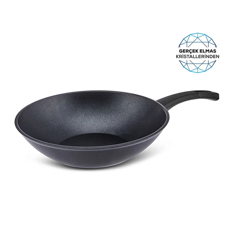 [153.09.01.3763] Karaca Biodiamond Powerful Plus Wok Tava 28 Cm