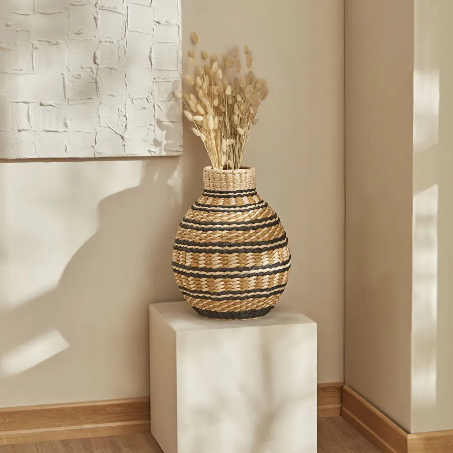 [1000154344003] Karaca Home Jina Hasır Vazo 10x31x25 cm