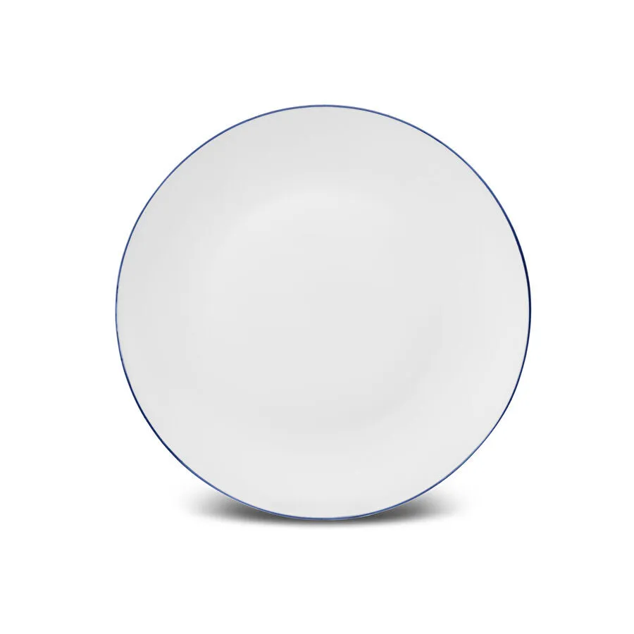 [153.03.06.8943] Karaca Milano Opal Cam Blue Rim Servis Tabağı 27 cm