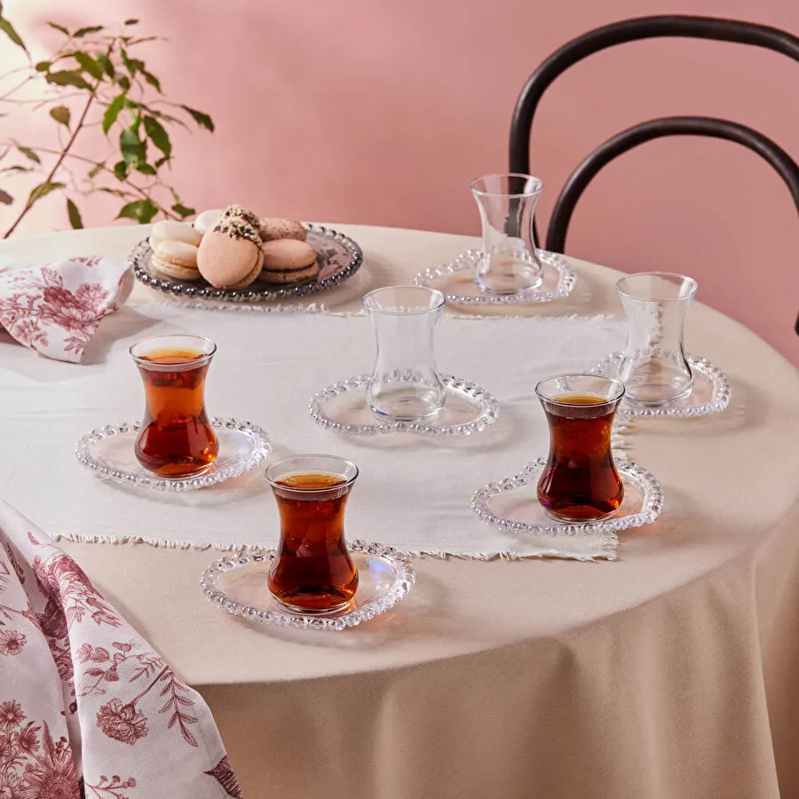 [1000169733001] Karaca Rory 6 Kişilik 12 Parça Çay Seti 130 Ml