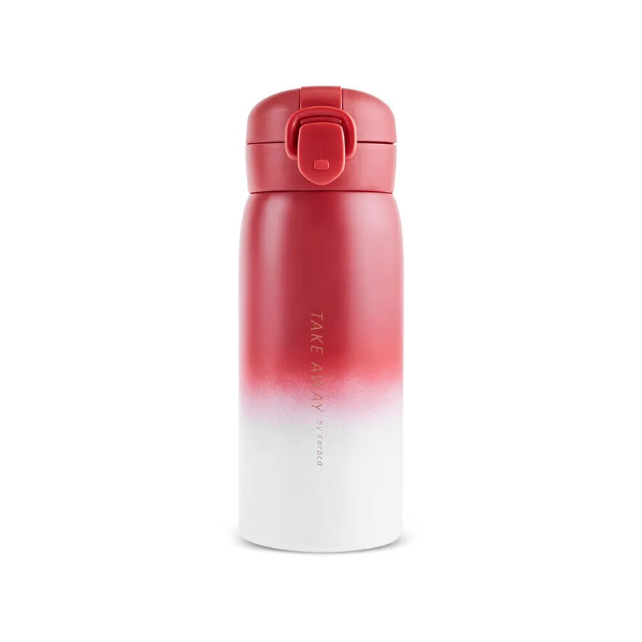 [1000014333008] Karaca Skyfall Thermos من الفولاذ المقاوم للصدأ أحمر 350 مل