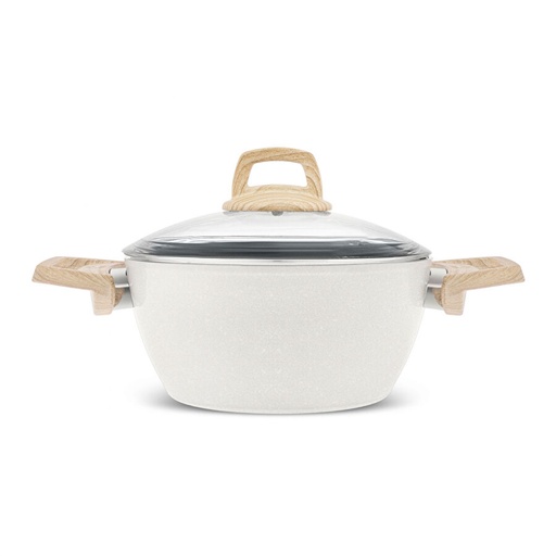 [153.09.01.2563] KARACA SWISS CRYSTAL 14 CM POT CREAMY