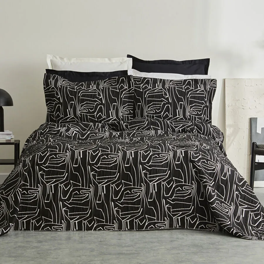 [200.22.04.0199] NATALIE BLACK DOUBLE KS BED MATTRESS