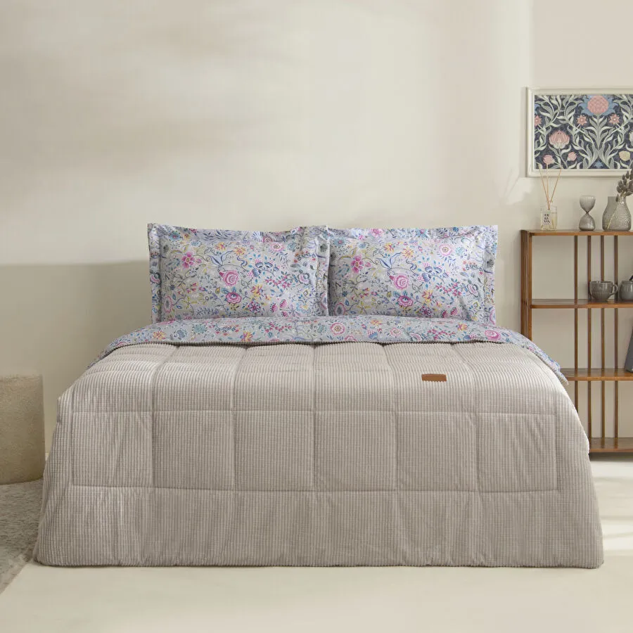 [1000197405001] ORTIZ COMFORT SET, ÇİFT KİŞİLİK, GRİ