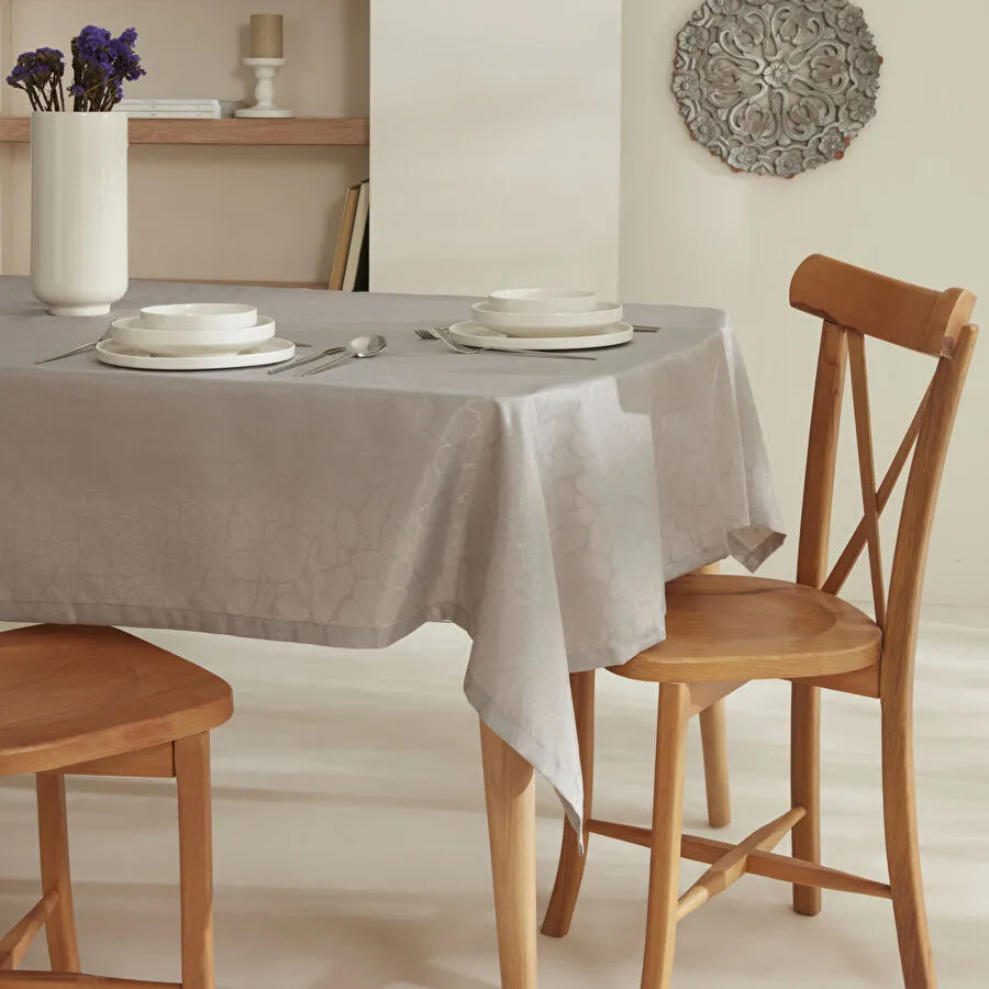 [1000197153002] Karaca Home Pebble Masa Örtüsü Gri