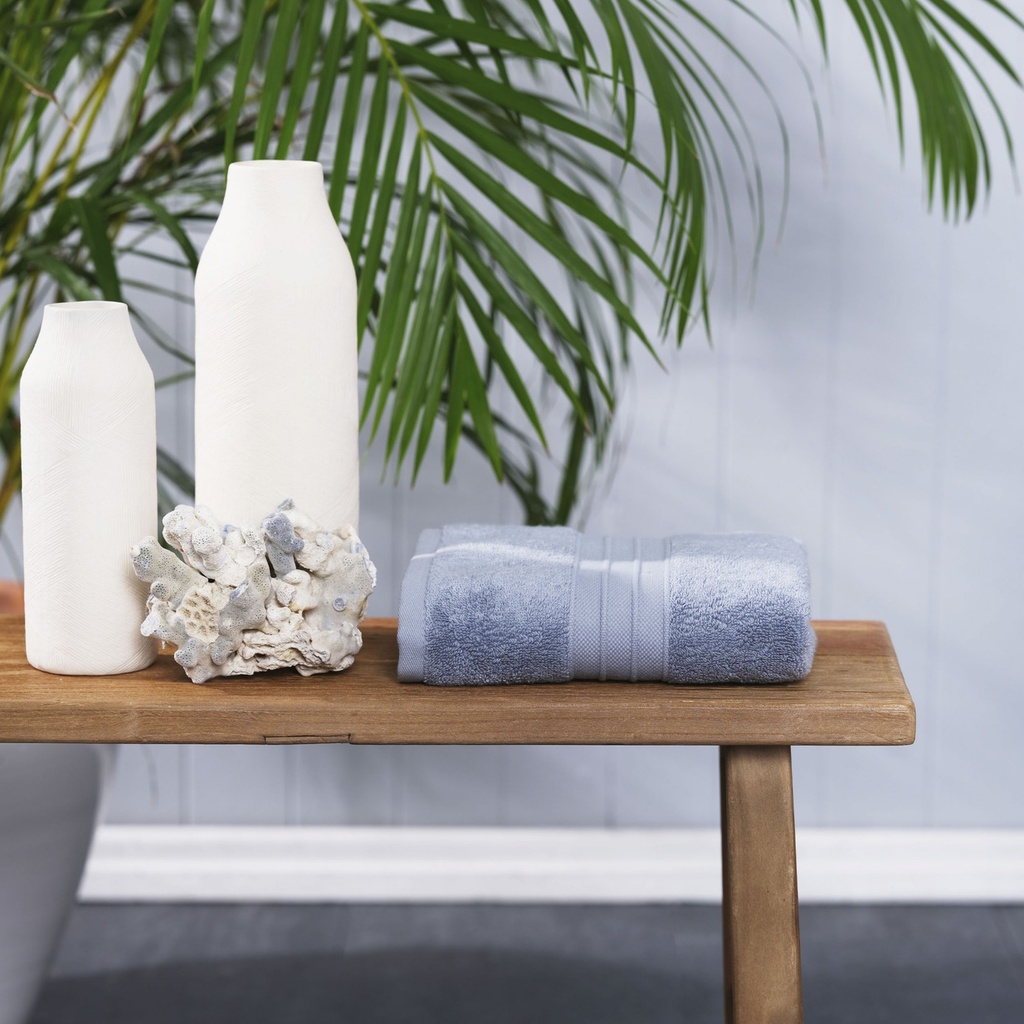 AQUASOFT BLUE 100% COTTON 50X90 TOWEL