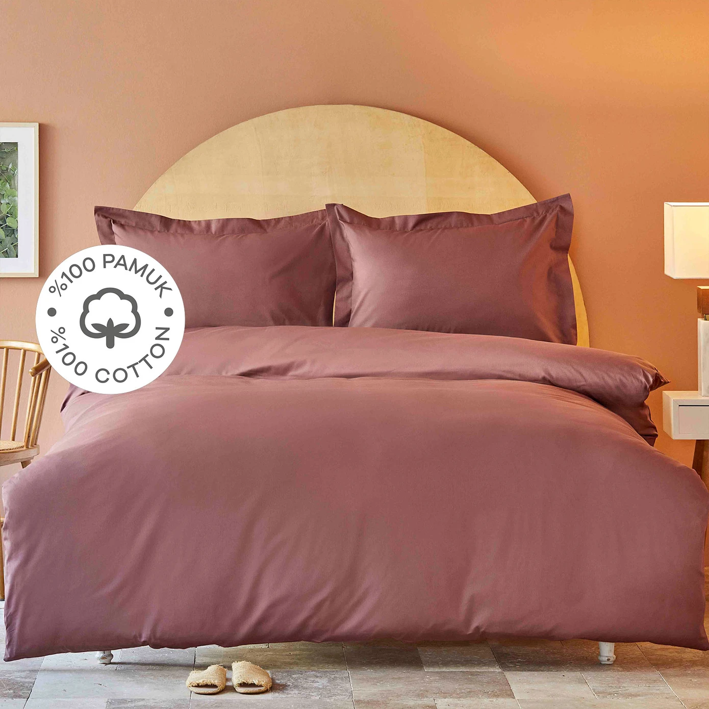 BACK TO BASIC SARABI TEK KS DUVET COVER SET