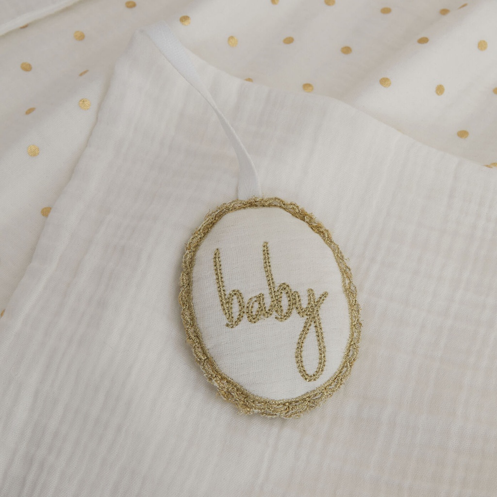 BEBEK BONBON MÜSLİN BA, 70X100 CM, BEYAZ