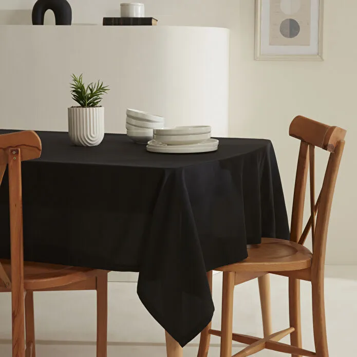 BELLE DERTSİZ MASA ÖRTÜSÜ 140X200, SİYAH