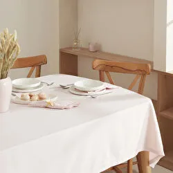 CAROLINE DERTSİZ MASA ÖRTÜSÜ 140X, PUDRA