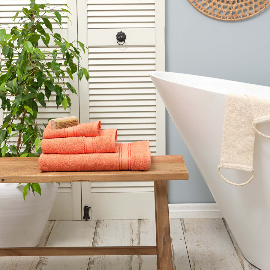 DAILY SOFT SALMON 100% COTTON 50X90 TOWEL