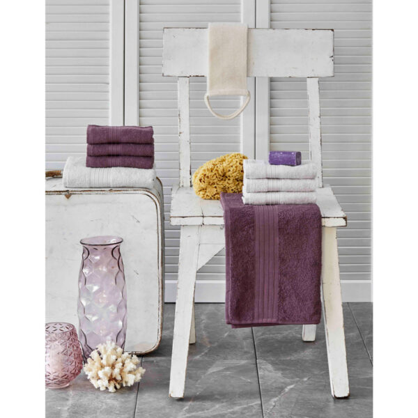 DELORA MURDUM/GRAY TOWEL SET 8 PRC