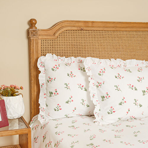 EMILIE CIFT KS PERCALE PIKE TAKIM, PEMBE