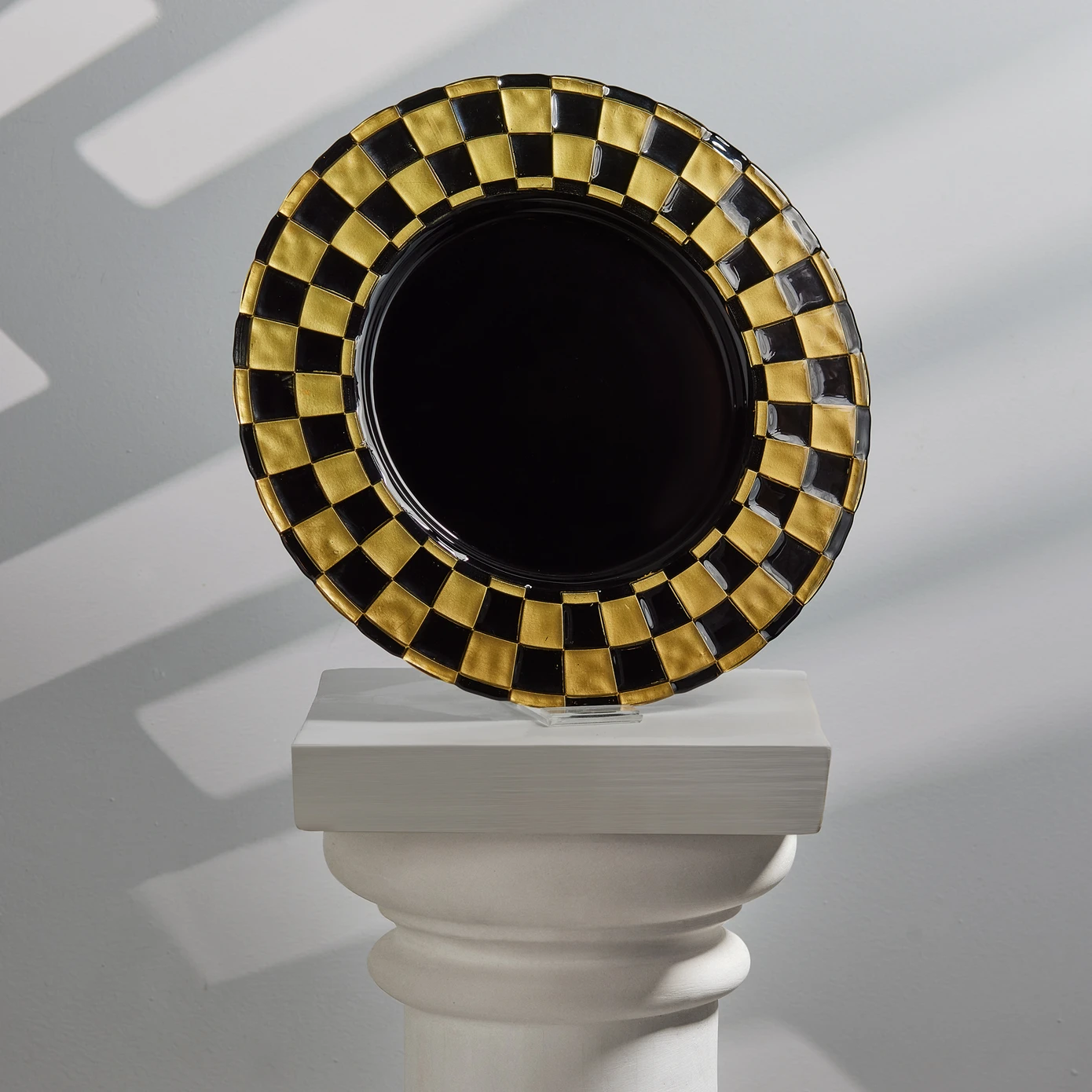 IST COLLECTION WATER PLATE 33CM GOLD